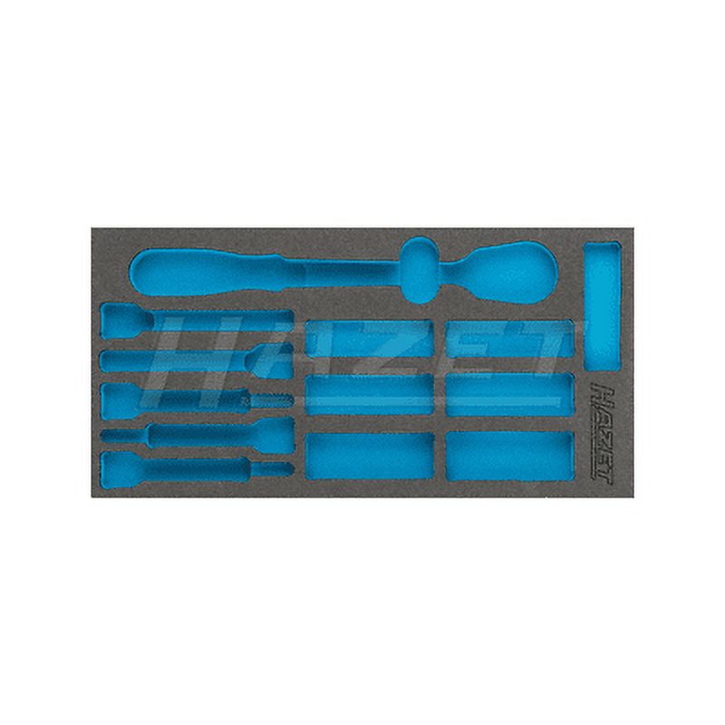 HAZET 163-374L 2-Component Soft Foam Insert - Multi-Color Toolbox Organizer