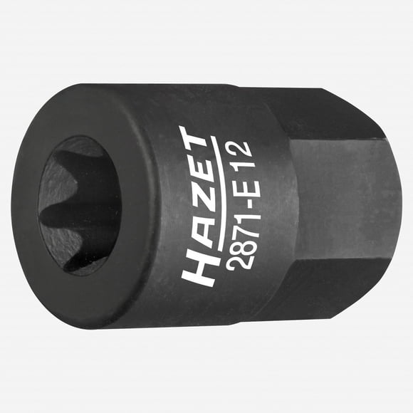 Hazet 2871-E12 External Torx Turbocharger / Manifold Socket, Size E12, 17mm Drive