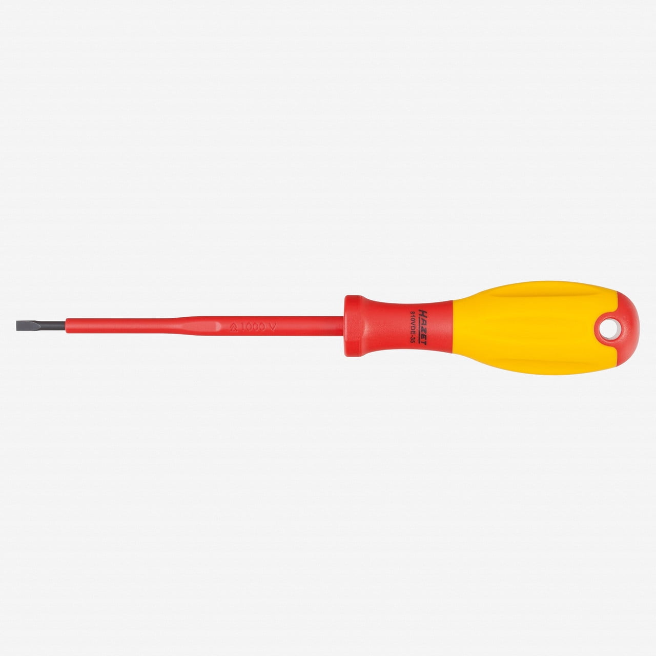 Knipex 98 20 35 Screwdriver For Slotted Screws - 3.5mm Blade, Ergonomic Handle