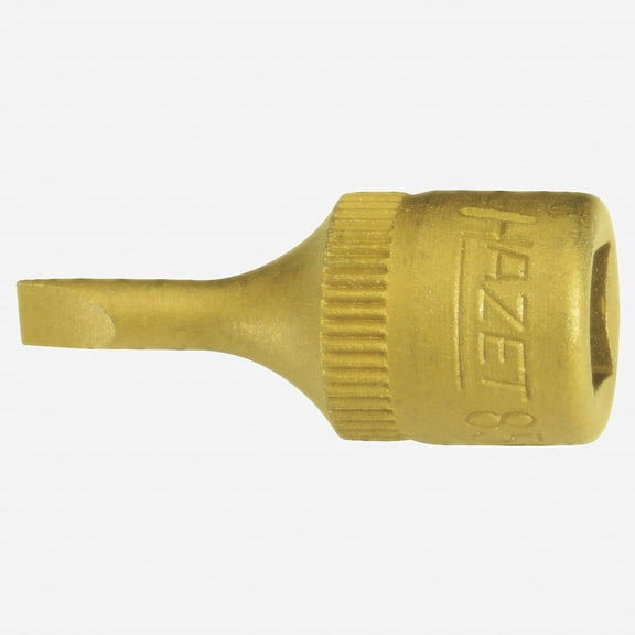 Hazet 8503-1.6X10 10mm Slotted Titanium-Nitride 1/4" Socket