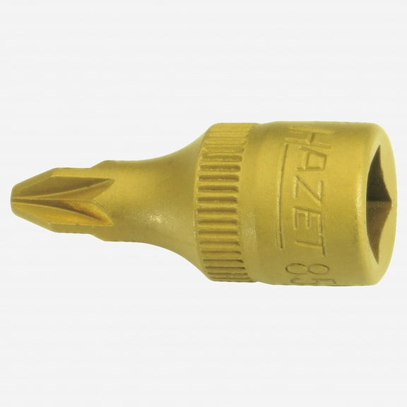Hazet 8507-PZ1 PZ #1 Pozidriv Titanium-Nitride 1/4" Socket