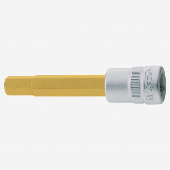 Hazet 8801-7 7mm Hex Titanium-Nitride Socket 3/8"