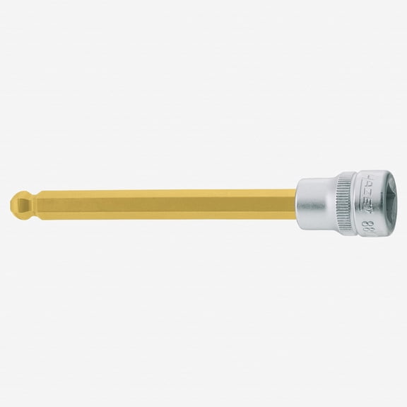Hazet 8801KK-5 5mm Ball End Hex Titanium-Nitride Socket 3/8"