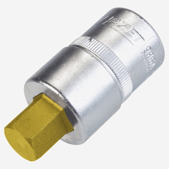 Hazet 986A-1/2 1/2" Hex Titanium-Nitride Bit Socket 1/2"