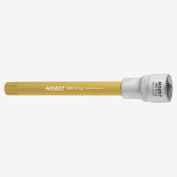 Hazet 990SLG-10 M10 XZN Titanium-Nitride Socket 1/2" - Extra Long