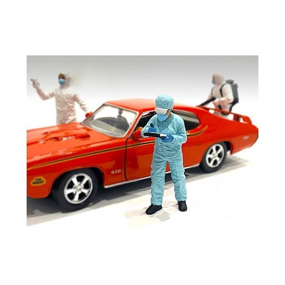 Hazmat Crew Figurine IV for 1-24 Scale Models Car