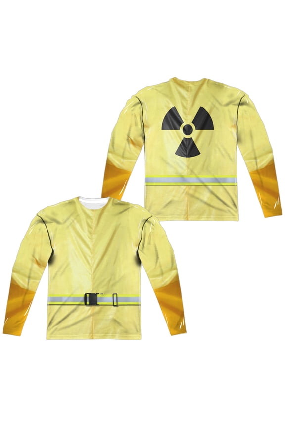 Hazmat Suit (Front - Back Print) - Regular Fit Long Sleeve Shirt - XXX-Large