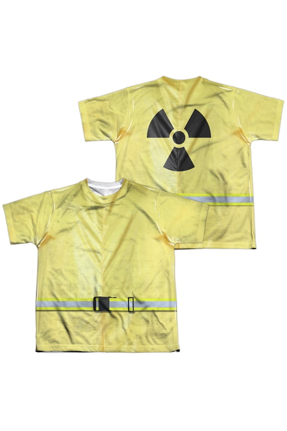 Hazmat Suit (Front - Back Print) - Youth Short Sleeve Shirt - Large
