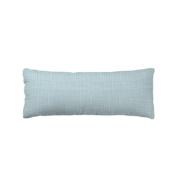 Hazy Blue Body Pillow Cover 20 x 60 Inch Decorative Pillow Cover Rustic Farmhouse Solid Color Lumbar Pillowcase Seasonal Rectangle Cushion Case for Couch Sofa Bed Living Room