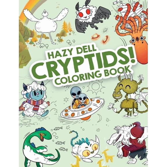 Hazy Dell Coloring Books Hazy Dell Cryptids!, Book 1, (Paperback)