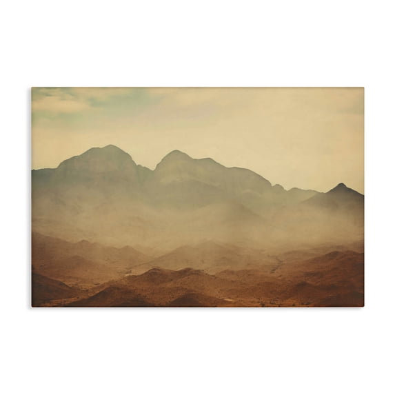 Stupell Industries Hazy Desert Mountain Canvas Wall Art, design by Creative Studio, 20 x 30