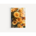 thumbnail image 1 of Hazy Golden Chrysanthemums Print, Impressionist Floral Wall Art, Botanical Flower Print, Living Room Decor Wall Art, Modern Wall Decor, 16x24 UNFRAMED, 1 of 2