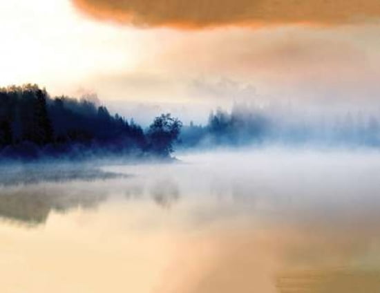 Hazy Lake Canvas Art - Andreas Stridsberg (22 x 28)