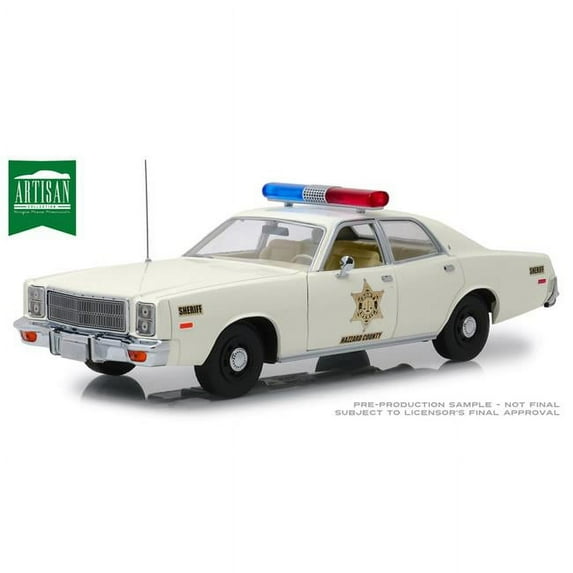 Hazzard County Sheriff Model Car for 1977 Plymouth Fury