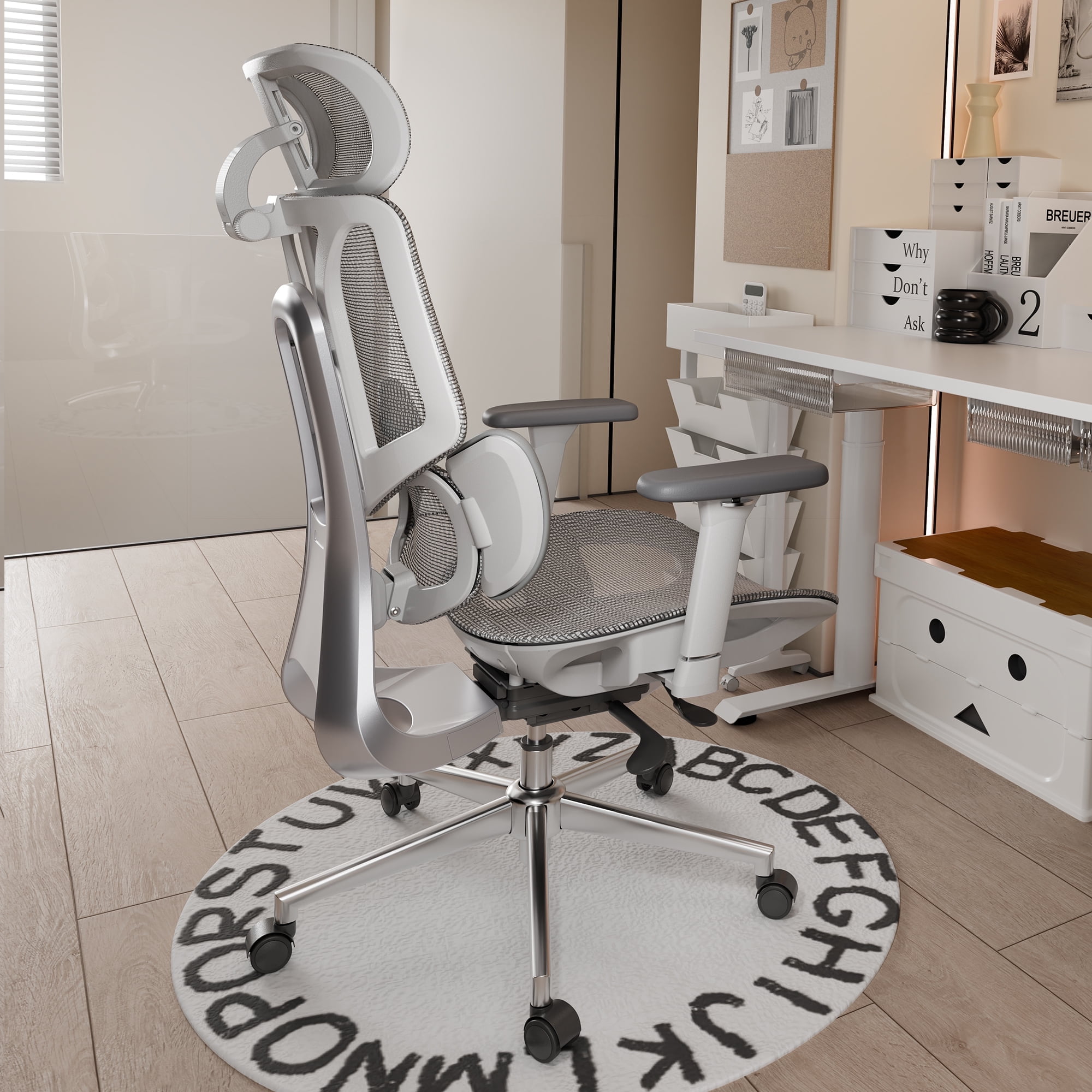 Hbada E3 Ergonomic Office Chair with Dynamic Lumbar Support, 3D