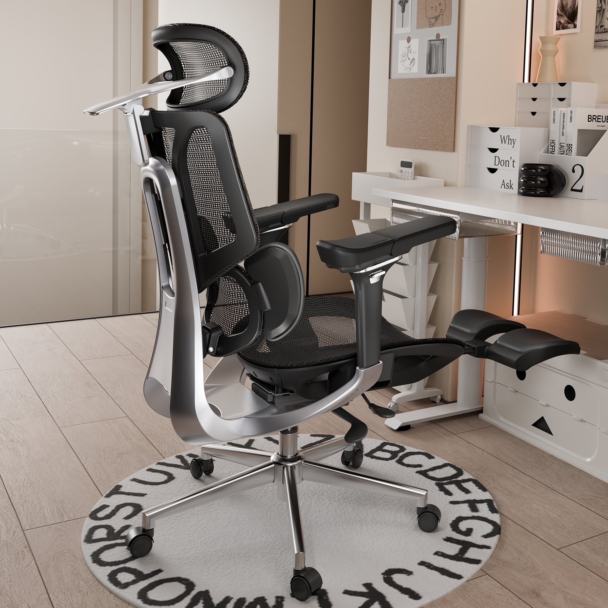 Hbada E3 Ergonomic Office Chair Pro with Dynamic Lumbar Support, 4D