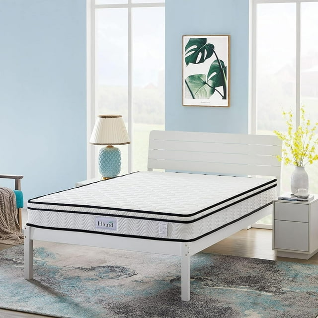 Hbaid 10 Inch Full Size Hybrid Mattress, Gel Memory Foam, Motion ...