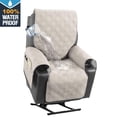 thumbnail image 1 of Hbaydor Waterproof Recliner Cover for Large Power Lift Recliner, Non-Slip Washable Couch Slipcover with Side Pocket, 23 Inch, White, 1 of 6