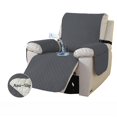 thumbnail image 1 of Hbaydor Waterproof Recliner Slipcover, Non-Slip Furniture Protector with Storage Pocket, Machine Washable Stretch Chair Cover with Adjustable Straps for Pets, Dogs, Cat (Dark Gray, 23.6"), 1 of 6