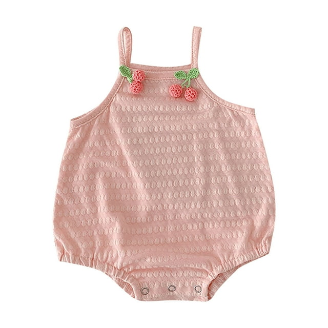 Hbdhejl Baby Infant Toddler Bodysuits Summer Girl Bag Jumpsuits ...