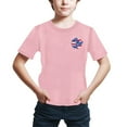 thumbnail image 1 of Hbdhejl Boys Girls Casual Tops Independence Day Summer Casual Short Sleeve Crewneck T Shirts Comfortable Breathable Soft Kids Clothes For 2-3 Years, 1 of 6