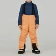 thumbnail image 1 of Bysome Girls Coat Kids Snow Pants Winter Warm Skiing Snowboard Pants For Girls Orange Size 6-7 Years, 1 of 3