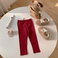 thumbnail image 1 of Bysome Girls Pants Childrens Baby Cute Leisure Pants Soft Leggings Toddlers Wear Trousers Red Size 3-6 Months, 1 of 3