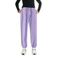 thumbnail image 1 of Bysome Kids Pants Boys Girls Active Pants Jogger Sweatpants With Pockets Trousers Casual Solid Pants 8-9 Years, 1 of 4