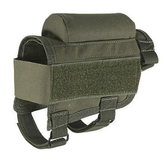 Bysome Portable Adjustable Tactical Stock Rifle Cheek Rest Pouch Holder Pack