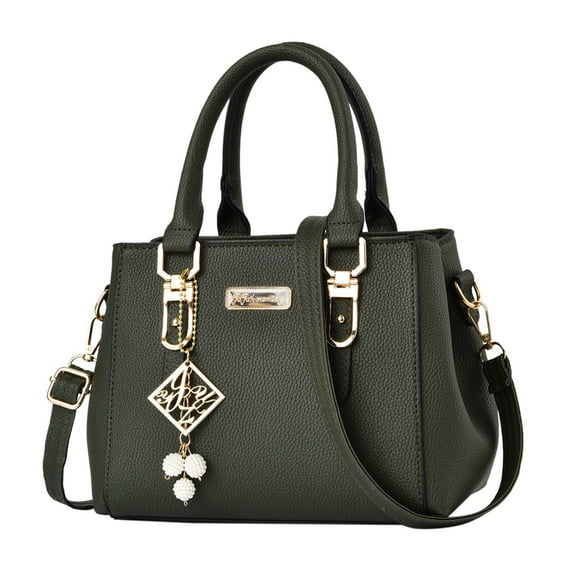 Bysome Shoulder Bag Casual Leather Messenger Bag Large Capacity Handbag Fashion Womens Bag