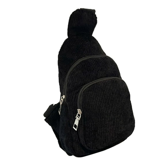 Bysome Shoulder Bag Mini Corduroy Sling Bag Women Shoulder Bag Chest Bag Purse Bag Package