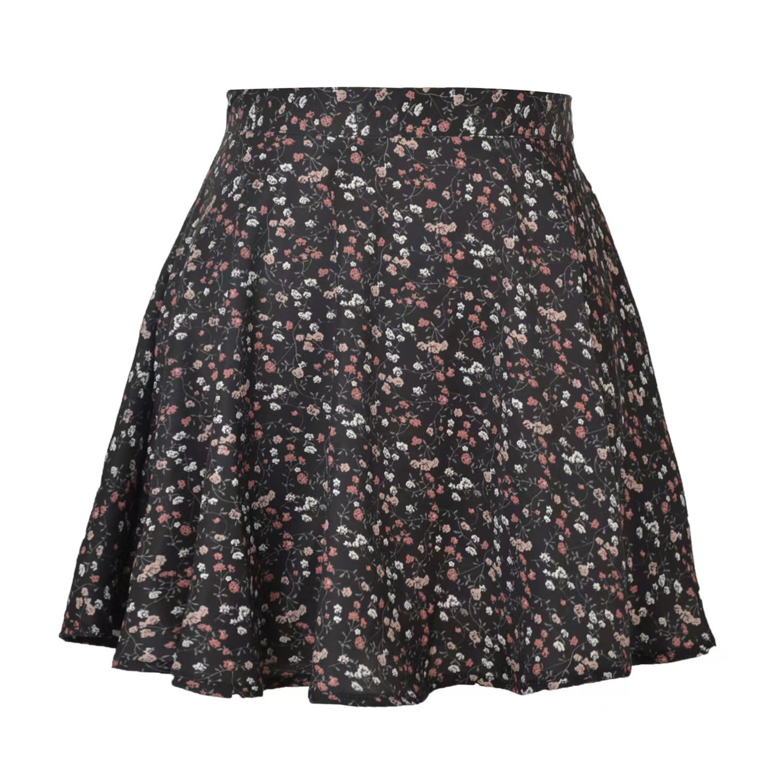 Hbdhejl Skirts For Women Casual Skirt Short Skirt Floral Skirt High