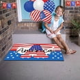 thumbnail image 1 of Hbdhejl Soft Fashion Doormat 60X40Cm 4Th July Independence Day Usa Country Door Mat Bathroom Rug Celebrating 4Th Of July Floor Mat Entrance Front Door Rug Suitable For Home Living Room Bathroom, 1 of 5
