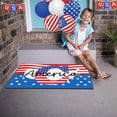 thumbnail image 1 of Hbdhejl Soft Fashion Doormat 60X40Cm 4Th July Independence Day Usa Country Door Mat Bathroom Rug Celebrating 4Th Of July Floor Mat Entrance Front Door Rug Suitable For Home Living Room Bathroom, 1 of 5