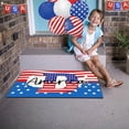 thumbnail image 1 of Hbdhejl Soft Fashion Doormat 60X40Cm 4Th July Independence Day Usa Country Door Mat Bathroom Rug Celebrating 4Th Of July Floor Mat Entrance Front Door Rug Suitable For Home Living Room Bathroom, 1 of 5
