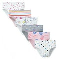 thumbnail image 1 of Hbhpov Little Girls Briefs Kids Cute Cotton Undies, 6 Pack, Sizes 2-8 T, 1 of 6