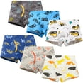 thumbnail image 1 of Hbhpov Toddler Boys'Boxers Breathable Dinosaur Underpants, 6-Pack, Sizes 2-12, 1 of 6