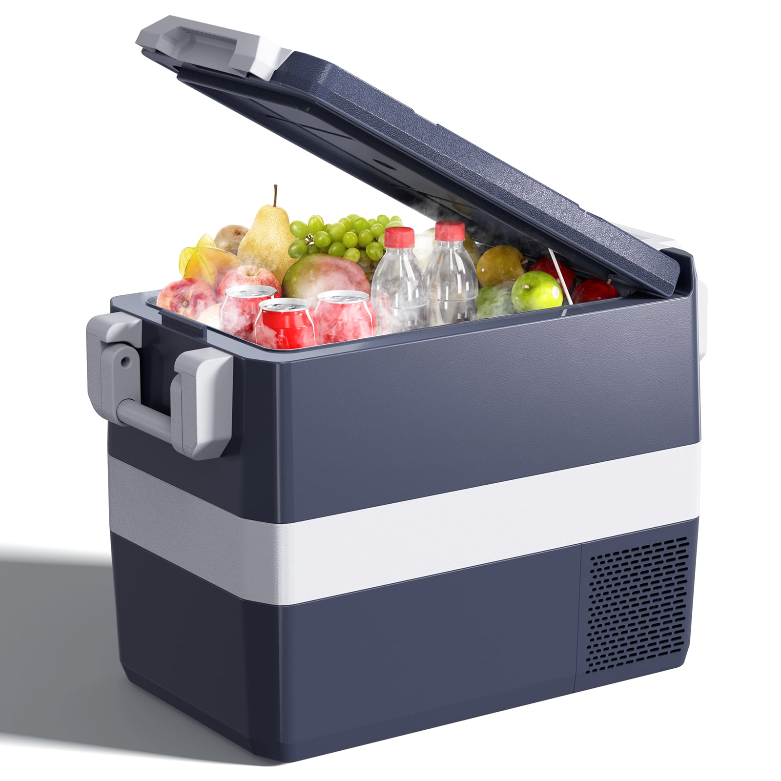Hcalory 40L Car Refrigerator, 42Qt Dual Zone Portable Freezer Cooler, 12/24V DC & 110-240V AC Car Fridge Electric Cooler, -4℉-68℉ Cooling Range for Camping Truck RV Travel SUV Van Boat and Home Use Sansujyuku sansujyuku.com