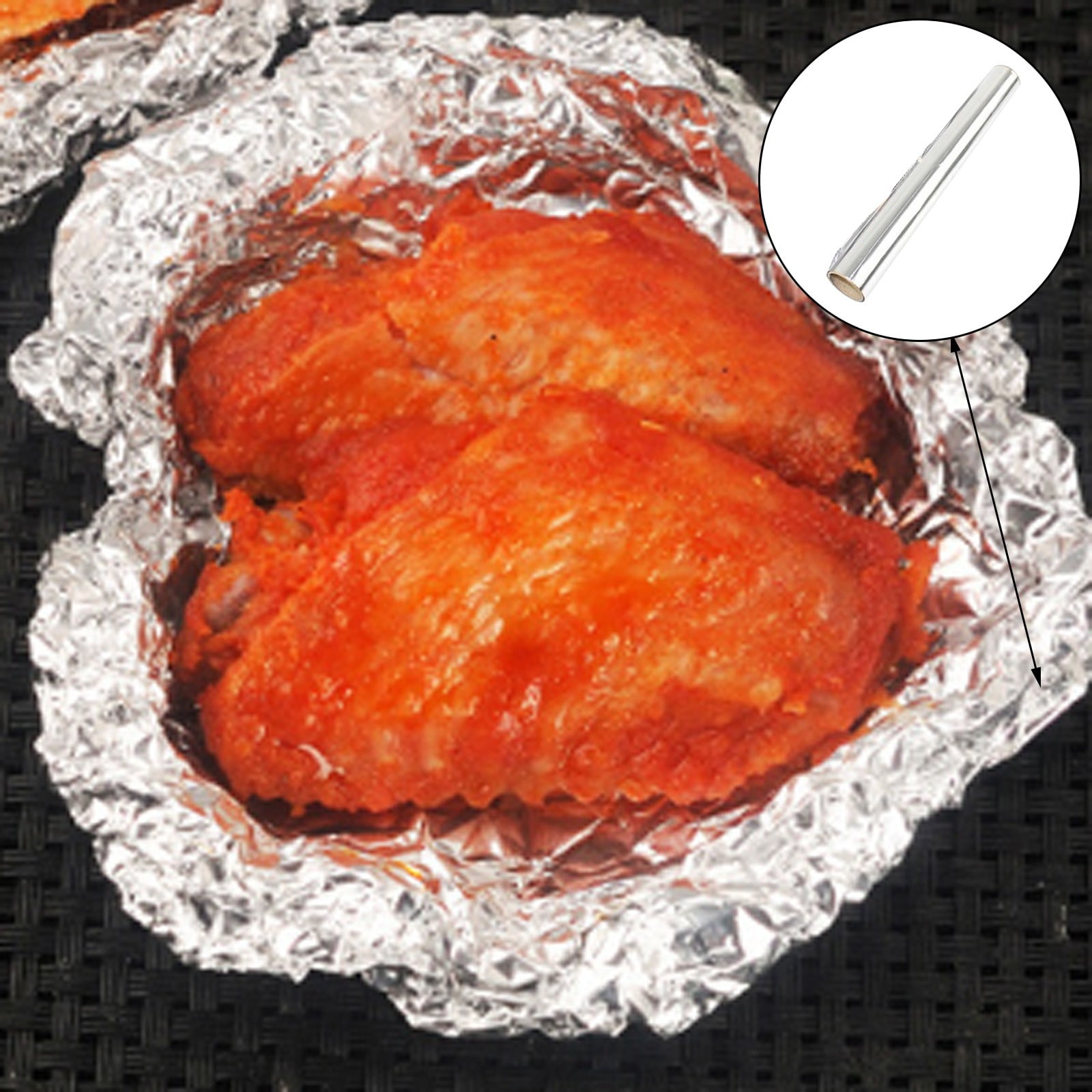 Hcnuuo Price Drop Alert! 5PCS Tinfoil BBQ Aluminum Foil Packaging Tin ...