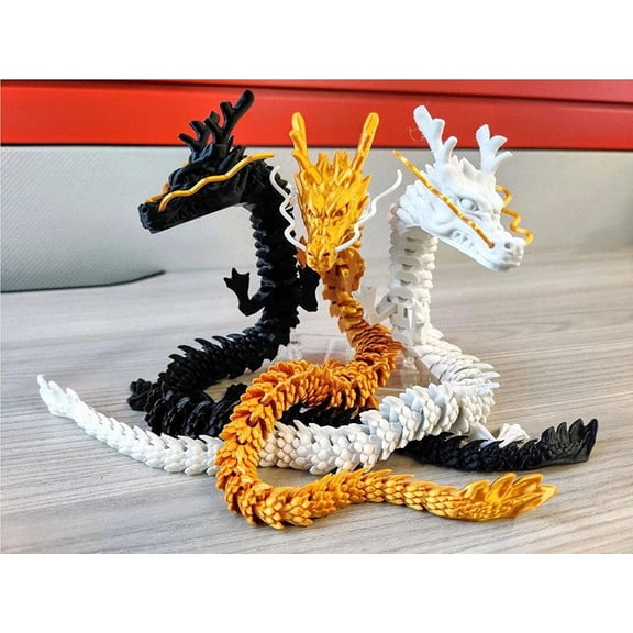 Hcqxnsl DaXi 3D Printed Articulated Dragon Action Figure