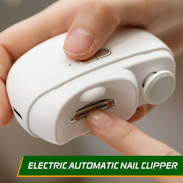 Hcqxnsl Electric Nail Clipper Automatic, USB Rechargeable Trimmer with