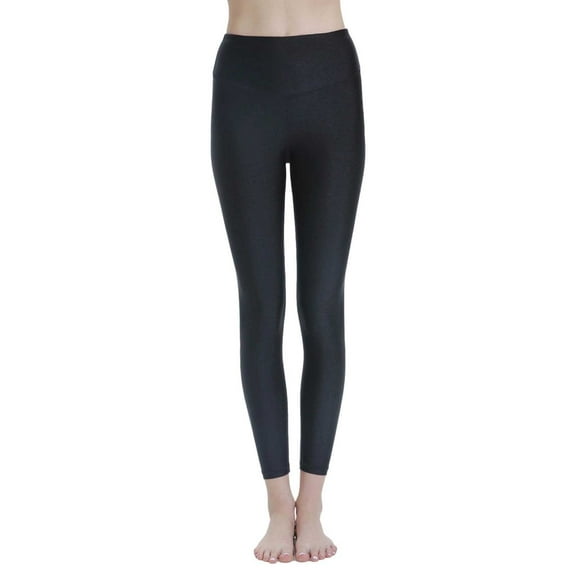 Hcyirli High Waist Yoga Pants for Women Lifting Workout Running Gym Sports Activewear Leggings Black XS