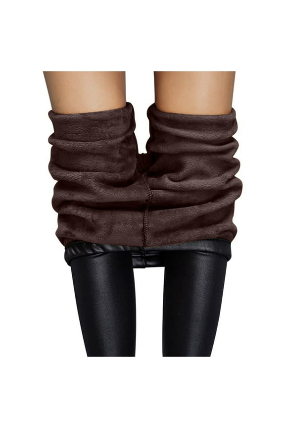 Women's Leather Leggings High Waisted Stretch Shaping Pants for Everyday Comfort and Style C XXL