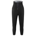 thumbnail image 1 of HJYCHN Women's Sauna Sweat Pants High Waist Compression Leggings for Workout Body Shaping and Training Silver L, 1 of 6