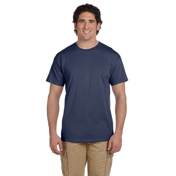 Fruit of the Loom - HD Cotton Short Sleeve T-Shirt - 3930R, Denim, L, Pack Of 2, Fruit of the Loom Mens T-Shirts
