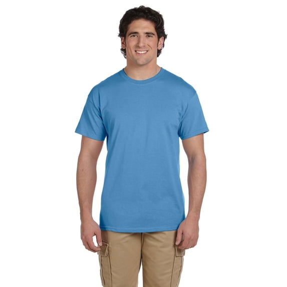 Fruit of the Loom - HD Cotton Short Sleeve T-Shirt - 3930R, Columbia Blue, M, Pack Of 6, Mens T-Shirts