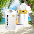 Hd Supply Logo Brand Hawaiian Shirt White Color Gift Summer - Walmart.com