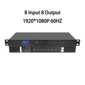 Hd /Video Matrix Switch 4x4 8x8 8x16 16x16 16x32Chassis Style Digital Signal Host Matrix Switcher 1080P