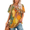 thumbnail image 1 of Hd Zodiac ( 1896 )-Alphonse Mucha Women Zipper Printed Vintage T Shirts Tops Full Print T-Shirt Mucha Alphonse Mucha, 1 of 3