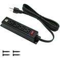 thumbnail image 1 of HdcTek Mountable Power Strip with USB Ports,Wall Mounted Power Outlets Screw Down Power Socket, 1 of 4